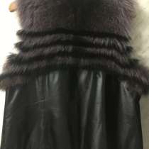 Кожаная жилетка из чернобурки, в Ростове-на-Дону