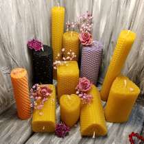 Свечи из натуральной вощины ручной работы, в Ижевске