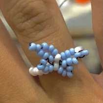 Самодельное колечко из бисера, в Костроме