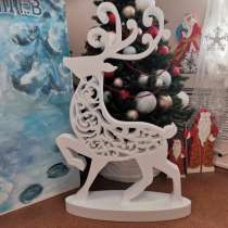 Новогодние фигуры олень, елка, снеговик из пенопласта, в г.Минск