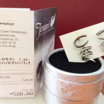 Серьги Jenavi с фианитами (Санкт-Петербург), новые, в Нижнем Новгороде