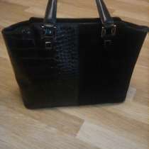 Сумка из натуральной кожи и замши, в Екатеринбурге