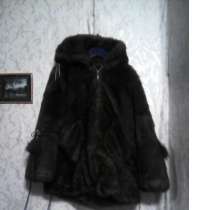 Полушубок с капюшоном, иск. мех, рост 134-140, в Мурманске