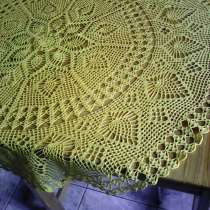 Скатерть вязаная желтая, в Люберцы