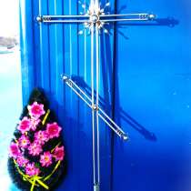 Крест на могилу из нержавейки, в Воронеже