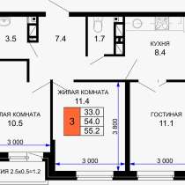 Продаю 3х комнатную квартиру, в Краснодаре