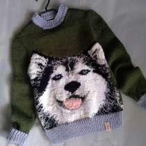 Свитер с хаски для мальчика, в Калининграде