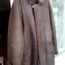 Дубленка мужская,58 размер, состояние отличное, Шапка новая, в Чебоксарах