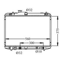 Радиатор двигателя SWIFT, SWIFT SPORT 2004-2005 SUZ-0018-16, в Артеме