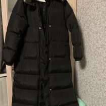 Длинный пуховик с капюшоном, в Казани