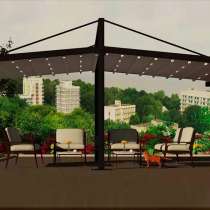 Пергола двойная отдельно стоящая, в Москве