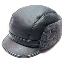 Шапка ушанка мужская натуральный мех S3, в Москве