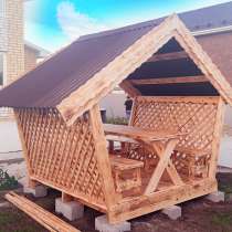 Деревянная беседка, в Тюмени