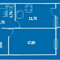 1 ккв, 43 кв. м, Новое Девяткино дер., Школьная ул., д.2, в Санкт-Петербурге