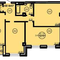 Квартира от застройщика в центре Ростова-на-Дону, в Ростове-на-Дону