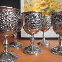 Набор стопок «Виноградная лоза» из мельхиора, в Санкт-Петербурге