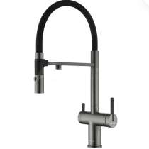 Смеситель для кухни GRAVITY, вороненая сталь, Gr213888-GM, P, в Краснодаре