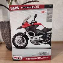 Коллекционный сборный мотоцикл Maisto BMW R1200 GS (масштаб, в г.Алматы