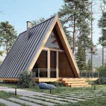 Каркасные дома. Барнхаусы. Дома A-frame, в Челябинске
