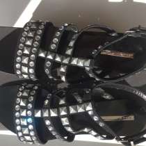 Сандали новые SHY Италия размер 39 замша стразы босоножки 87, в Москве