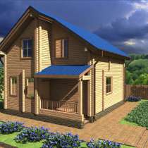 Загородный дом из бруса Лесстрой-113, в Москве