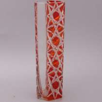 Ваза красное стекло, Россия, 1950-60 г., в Москве