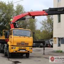 Аренда манипулятора стрела 20 т, борт 10 т, в Москве