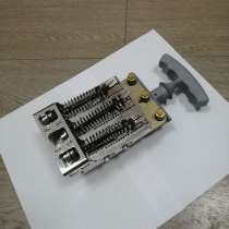 Съёмный блок в сборе на 3 щётки типоразмера 20х32х64, в Чебоксарах