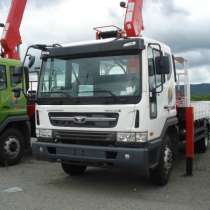 Бортовой грузовик DAEWOO NOVUS (SE CC6CT) борт 7т стрела 7т, в Красноярске