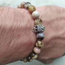 Браслет "ЧЕРЕП" изготовленный из австралийского агата (новый, в Кирове