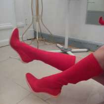 Сапоги-чулки стрейч р 37.5-38 США, в Москве