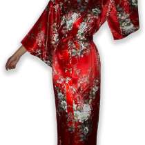 Длинный женский шелковый халат, в Санкт-Петербурге