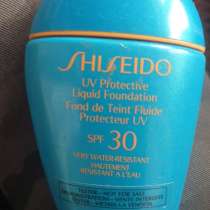 Shiseido dark ivory spf30 супер водостойкий флюид, в Москве