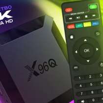 Тв Андроид X96Q 8\128 приставка 2000каналов, в Ростове-на-Дону