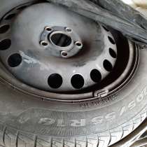 Колеса 4шт лето б/у Pirelli P1 +штамп сталь под Opel Astra H, в Батайске