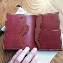 Дизайнерский, кожаный мужской портмоне, в Севастополе
