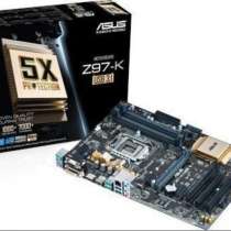 Материнская плата Asus z97k, в Москве