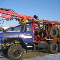 Лесовозный тягач Урал 55571, евро с кму + прицеп роспуск, в Архангельске