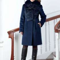 меховое пальто песец с экомехом каракуля, в Балаково