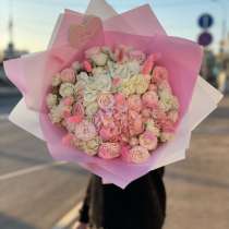 Нежнейшие кустовые розы, и воздушные гортензии, в Москве