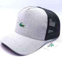 Бейсболка кепка Lacoste (серый) сетка, в Москве