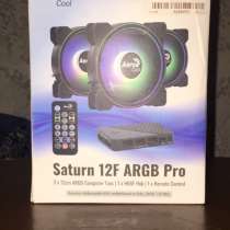 Вентилятор Aerocool Saturn 12F ARGB pro 3 pcs+HUB(120x120), в Тюмени