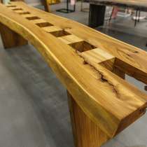 Лавочка из карагача, ручная работа, в Санкт-Петербурге