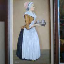 картина маслом МОЯ Шоколадница Лариса Гу, в Москве