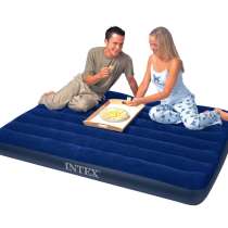 Надувной матрас Intex Classic Downy Bed (68758) синий, в Москве