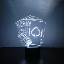 Светодиодный 3Д ночник, в Череповце