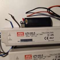 Блок питания LPV-60-5, IP67, AC~230V_DC=5V(8A), в Москве