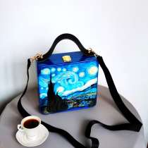 Авторская сумочка из дерева с художественной росписью, в г.Минск