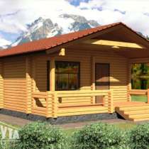 Баня из клееного бруса Ключ -44, в Москве