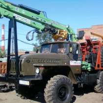 Лесовоз Урал 2001 г.в. капремонт 2016 г. с новым кму Атлант С-90, в Миассе